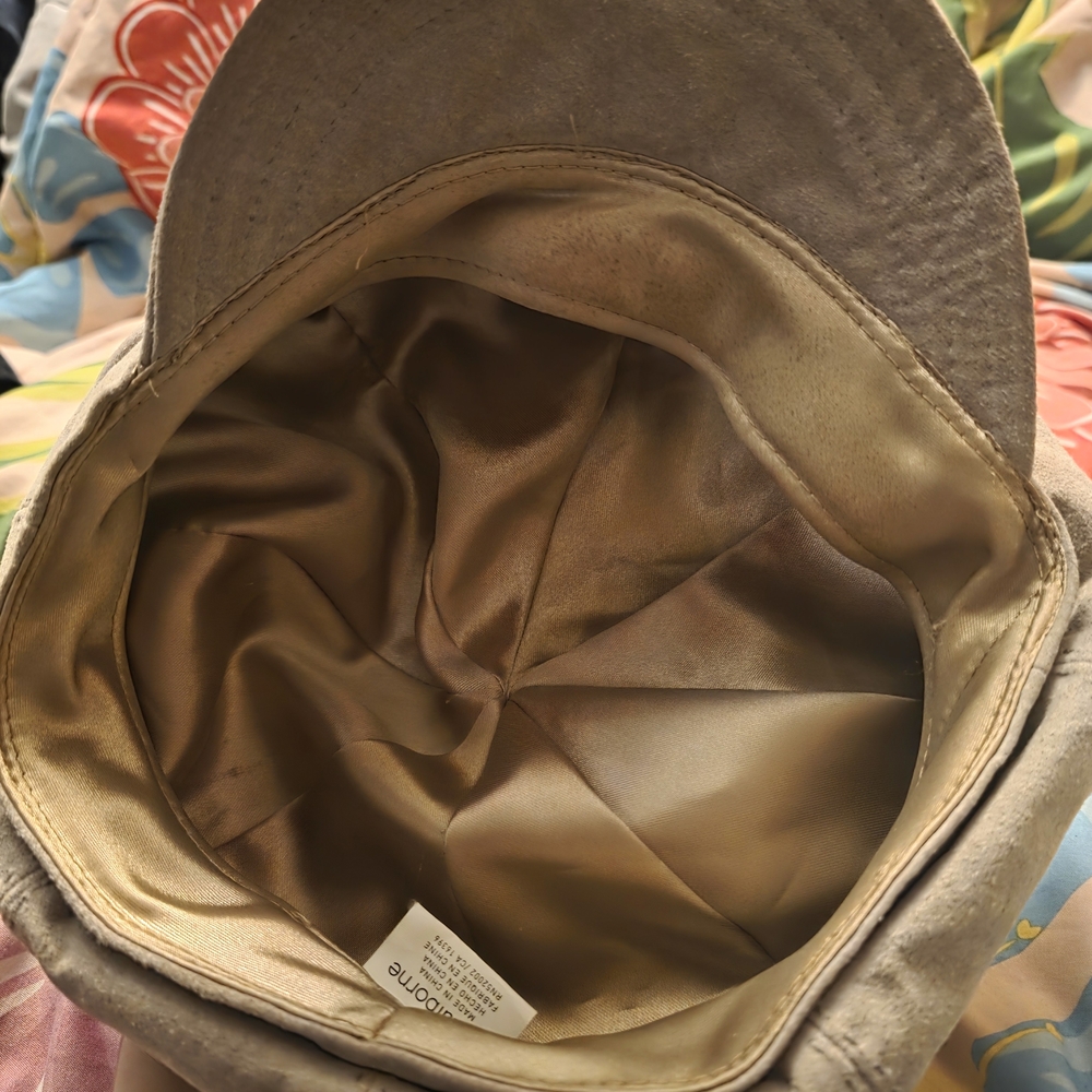 Liz Claiborne Beige Suede Hat - Picture 3 of 4